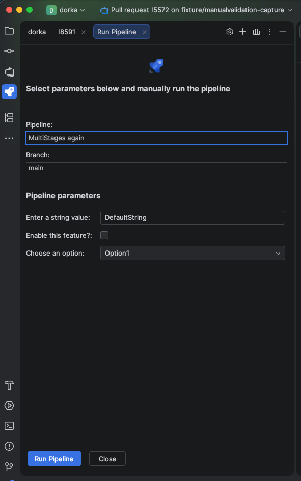 Run Pipeline with Variables Run Pipeline with Variables